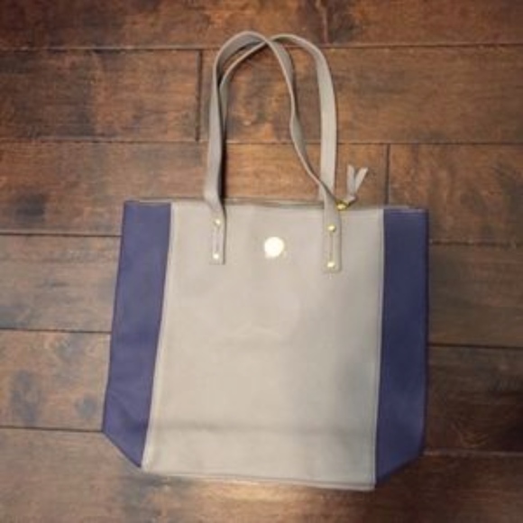 set of six genuine Leather Joy Mangano Tote bags - Picture 2 of 8